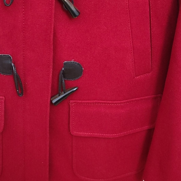 Red Duffle Coat - Picture 4 of 6